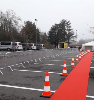 Moquette de protection chantier