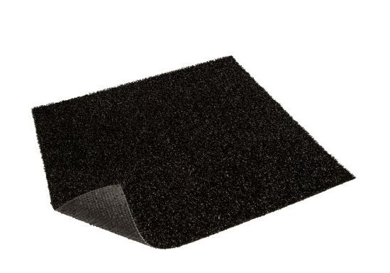 Gazon Synthétique Béluga Noir 2m Cfl-s1