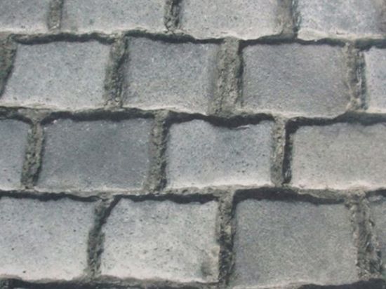 Moquette Recyclable Imprimée Pavés Gris 2m Cfl-s1