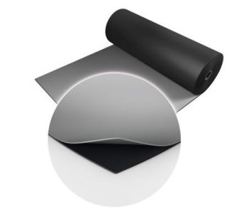 Tapis PVC Noir Et Gris